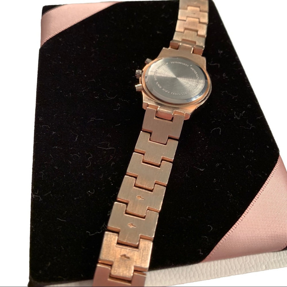 Rose Gold Rhinestone Watch - Picture 6 of 6